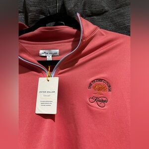 Peter Millar Coral Quarter-Zip Jacket